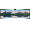 Monitor profesional ultrapanorámico curvo philips 499p9h 48.8'/ dual qhd/ webcam/ multimedia/ negro 1