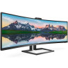 Monitor profesional ultrapanorámico curvo philips 499p9h 48.8'/ dual qhd/ webcam/ multimedia/ negro 4
