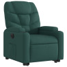 Sillón eléctrico reclinable elevable de tela verde oscuro 4
