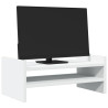Suporte para monitor 50x27x20 cm derivados de madeira branco 3