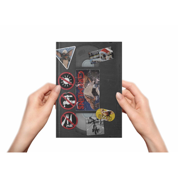 Conjunto de papelada vhs sd Brinquedos Gremlins freeta chapas y boligrafo M 3