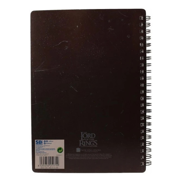 Libreta efecto 3d sd Toys Frodo y Sam El Señor de los Anillos M 2