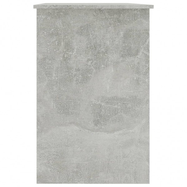 Escritorio de aglomerado gris hormigón 100x50x76 cm M 5