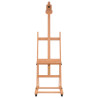 Caballete de pintura madera maciza de haya 55x53.5x178 cm 4