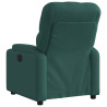 Sillón reclinable eléctrico tela verde oscuro 5