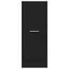 Armario botiquín madera de ingeniería negro 30x41x77.5 cm 5