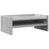 Soporte de pantalla madera ingeniería gris Sonoma 42x24x16 cm 2
