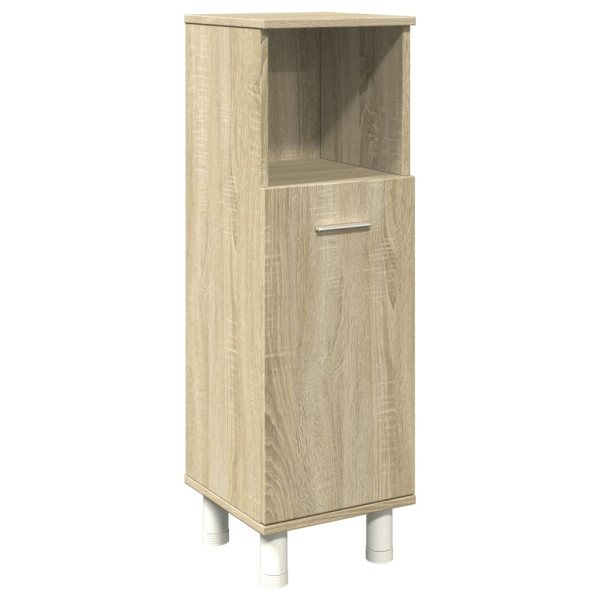 Armario de baño madera ingeniería roble Sonoma 30.5x30x95 cm M 2