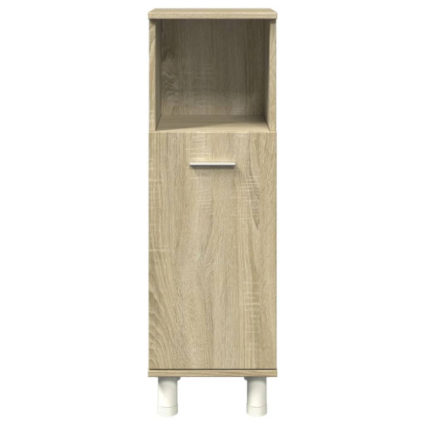 Armario de baño madera ingeniería roble Sonoma 30.5x30x95 cm M 4