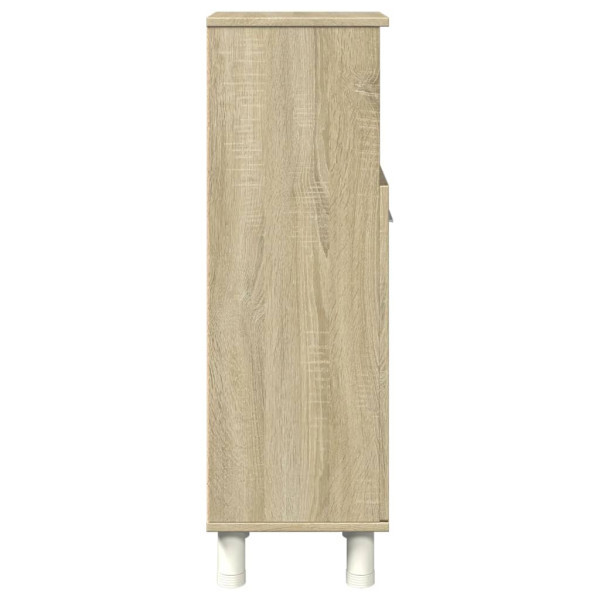Armario de baño madera ingeniería roble Sonoma 30.5x30x95 cm M 5