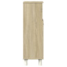 Armario de baño madera ingeniería roble Sonoma 30.5x30x95 cm 5
