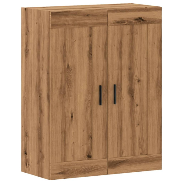 Armario de pared madera ingeniería roble artisian 69.5x34x90 cm M 2