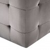 Pufe 2 pcs 30x30x30 cm veludo cinzento 5