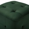 Pufe 2 pcs 30x30x30 cm veludo verde 4