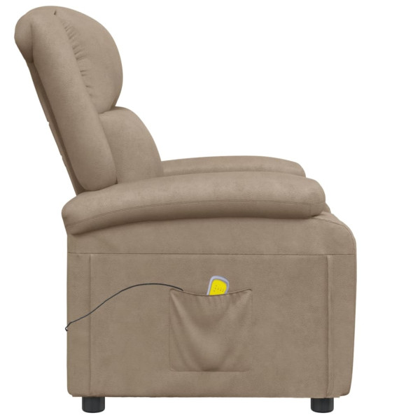 Cadeira de massagens couro artificial cappuccino M 4