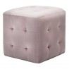 Pufe 2 pcs 30x30x30 cm veludo rosa 2