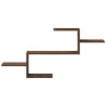 Estante de pared madera ingeniería marrón roble 104x15x49 cm 4