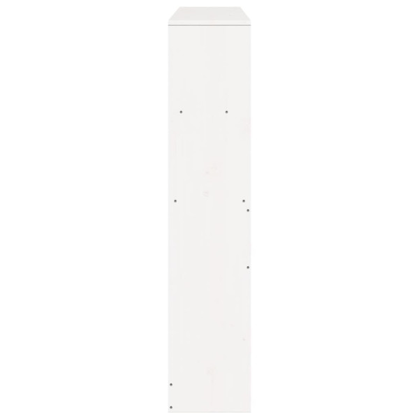 Cabecero de cama almacenaje madera maciza pino blanco 120 cm M 5