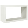 Suporte para lenha 100x40x60 cm aço branco 2