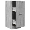Armario botiquín madera ingeniería gris Sonoma 30x41x77.5 cm 2