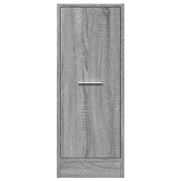 Armario botiquín madera ingeniería gris Sonoma 30x41x77.5 cm M 5