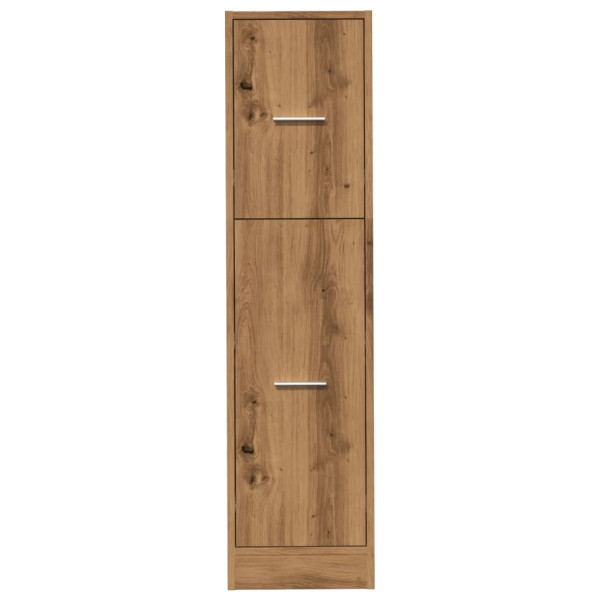 Armario botiquín madera ingeniería roble artisian 30x41x118 cm M 5