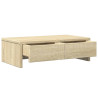 Soporte de monitor cajones madera roble Sonoma 50x27x15 cm 5
