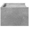 Soporte de pantalla madera ingeniería gris hormigón 42x24x16 cm 5