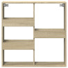 Armario de pared madera de ingeniería roble Sonoma 80x15x80 cm 4