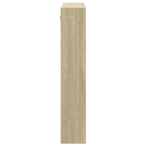 Armario de pared madera de ingeniería roble Sonoma 80x15x80 cm M 5