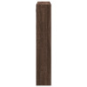 Armario de pared madera de ingeniería marrón roble 80x15x80 cm 5