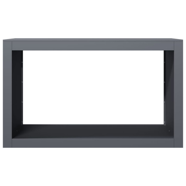 Suporte para lenha 100x40x60 cm aço antracite M 4