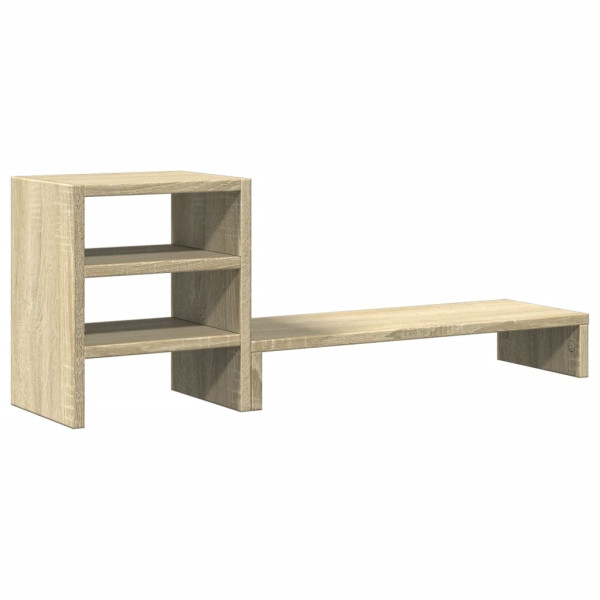 Soporte monitor con organizador escritorio madera roble Sonoma M 2