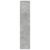 Estantería de madera ingeniería gris hormigón 100x33x156.5 cm 5