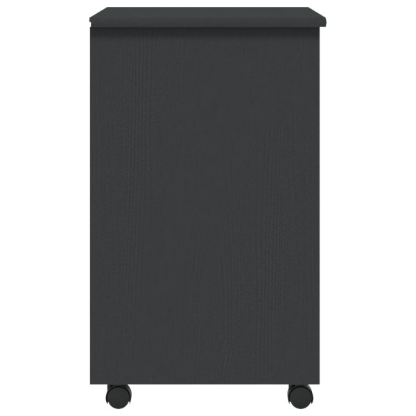 Cajonera con ruedas MOSS madera maciza de pino gris M 5
