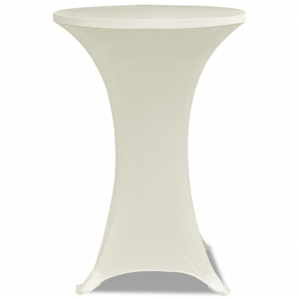 Toalha de Mesa elástica Ø70. Creme / 2 peças M 3