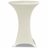 Toalha de Mesa elástica Ø70. Creme / 2 peças 3