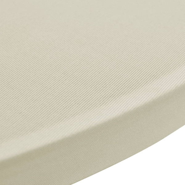 Toalha de Mesa elástica Ø80. Creme / 2 peças M 4