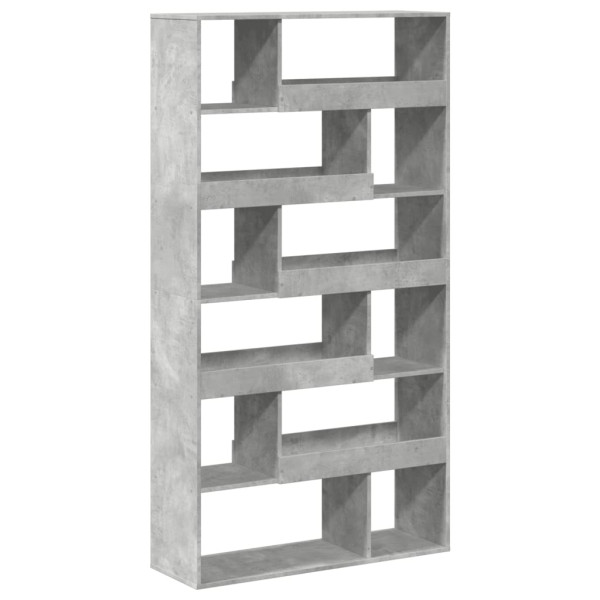 Estantería madera de ingeniería gris hormigón 100x33x187.5 cm M 2