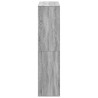 Estantería de madera de ingeniería gris Sonoma 100x33x135 cm 5