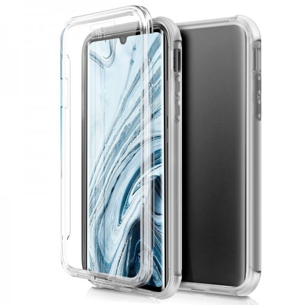 Funda COOL Silicona 3D para Xiaomi Mi Note 10 / Mi Note 10 Pro (Transparente Frontal + Trasera) D