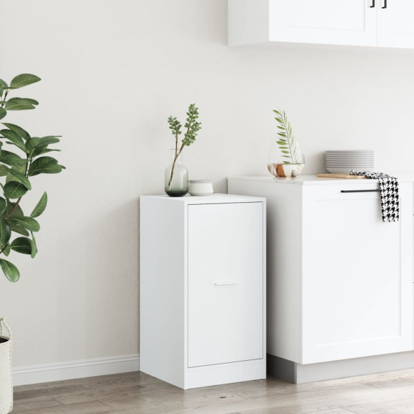 Armario botiquín madera de ingeniería blanco 40x41x77.5 cm M 4