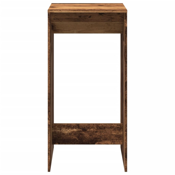Mesa alta de bar madera de ingeniería envejecida 51x50x103.5 cm M 4