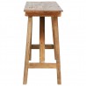 Mesa consola madera maciza reciclada 130x40x80 cm 4