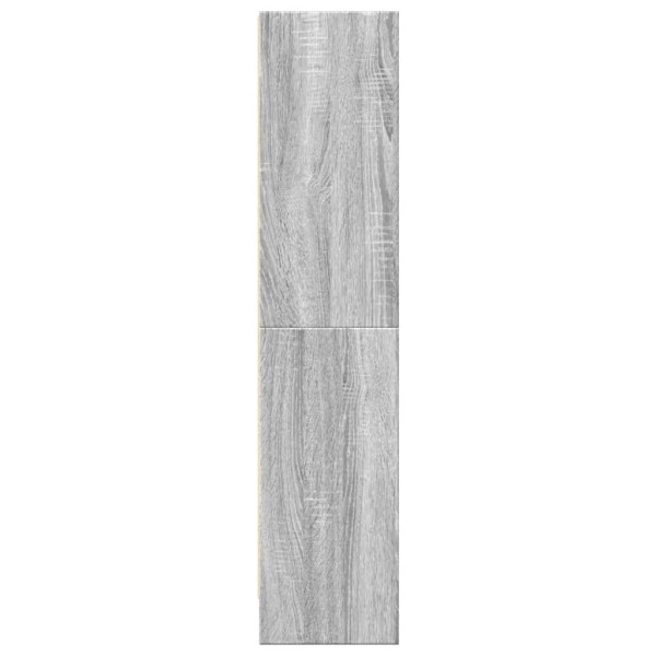Estantería de madera de ingeniería gris Sonoma 60x24x109 cm M 5