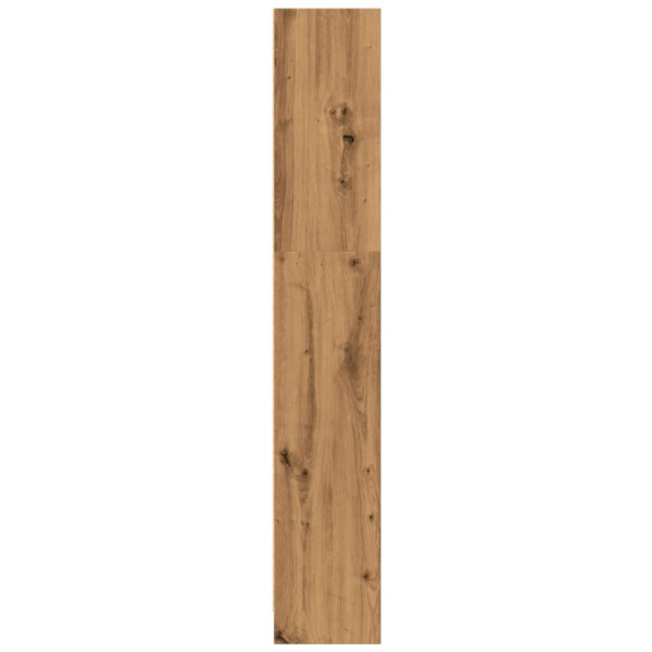 Estantería de madera de ingeniería roble artesano 40x24x143 cm M 5