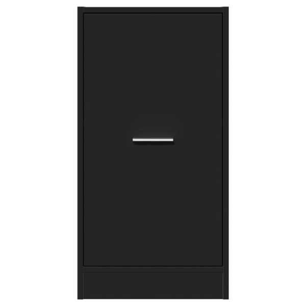 Armario botiquín madera de ingeniería negro 40x41x77.5 cm M 5