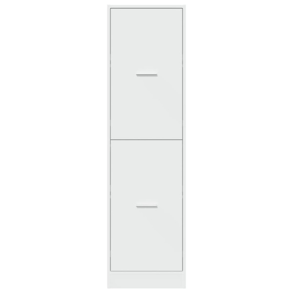 Armario botiquín madera de ingeniería blanco 40x41x144.5 cm M 5