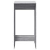 Mesa alta de bar madera ingeniería gris Sonoma 51x50x103.5 cm 4
