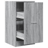 Armario botiquín madera ingeniería gris Sonoma 40x41x77.5 cm 2